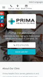 Mobile Screenshot of primahealthclinic.com